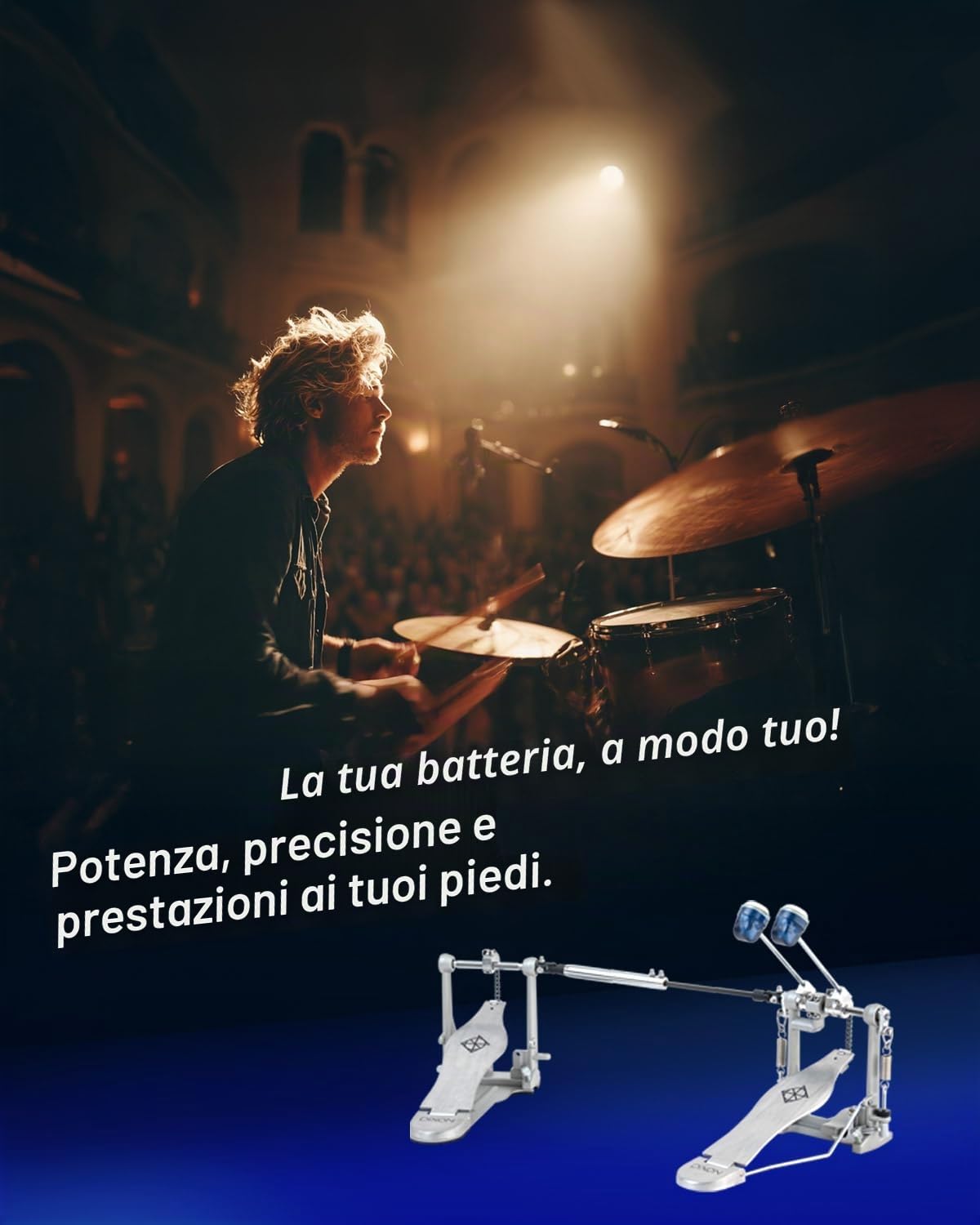 Dixon - PP-P1D - pedale cassa - doppio