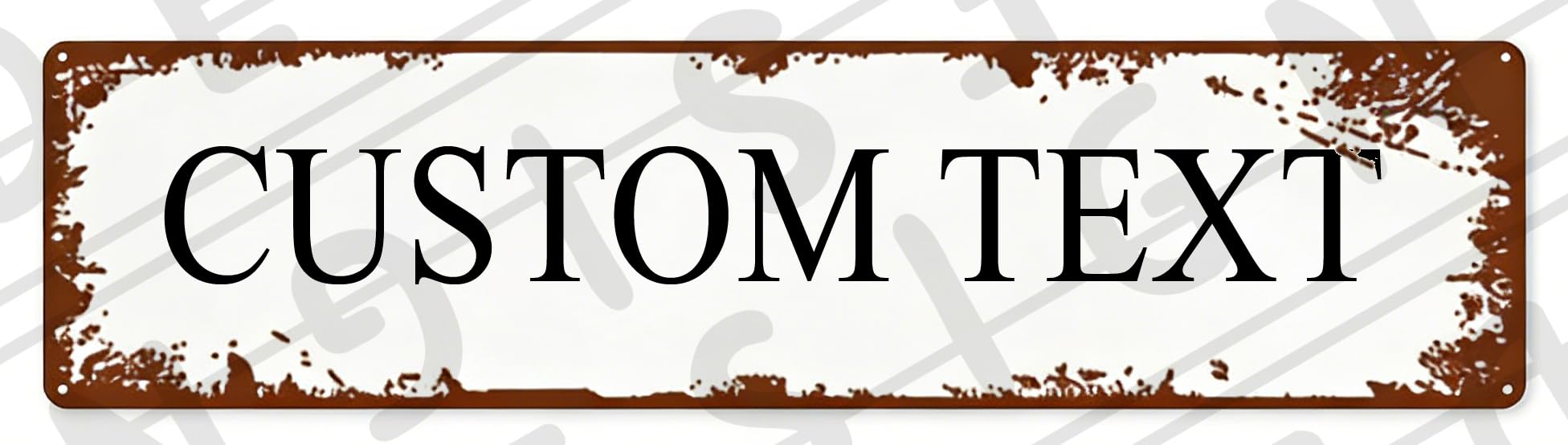 Nggbbdygb Black-116 Custom Metal Sign 16X4 Personalized Text Hotel Lobby Restaurant Decor