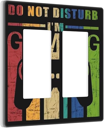 Vista 988 de Placa de pared con interruptor de luz de doble interruptor de pared para niños, diseño de dinosaurio, galaxia, espacio exterior, planeta, nebulosa