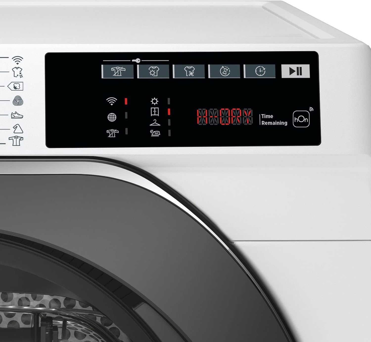Close-up of the Hoover H-DRY 500 digital display