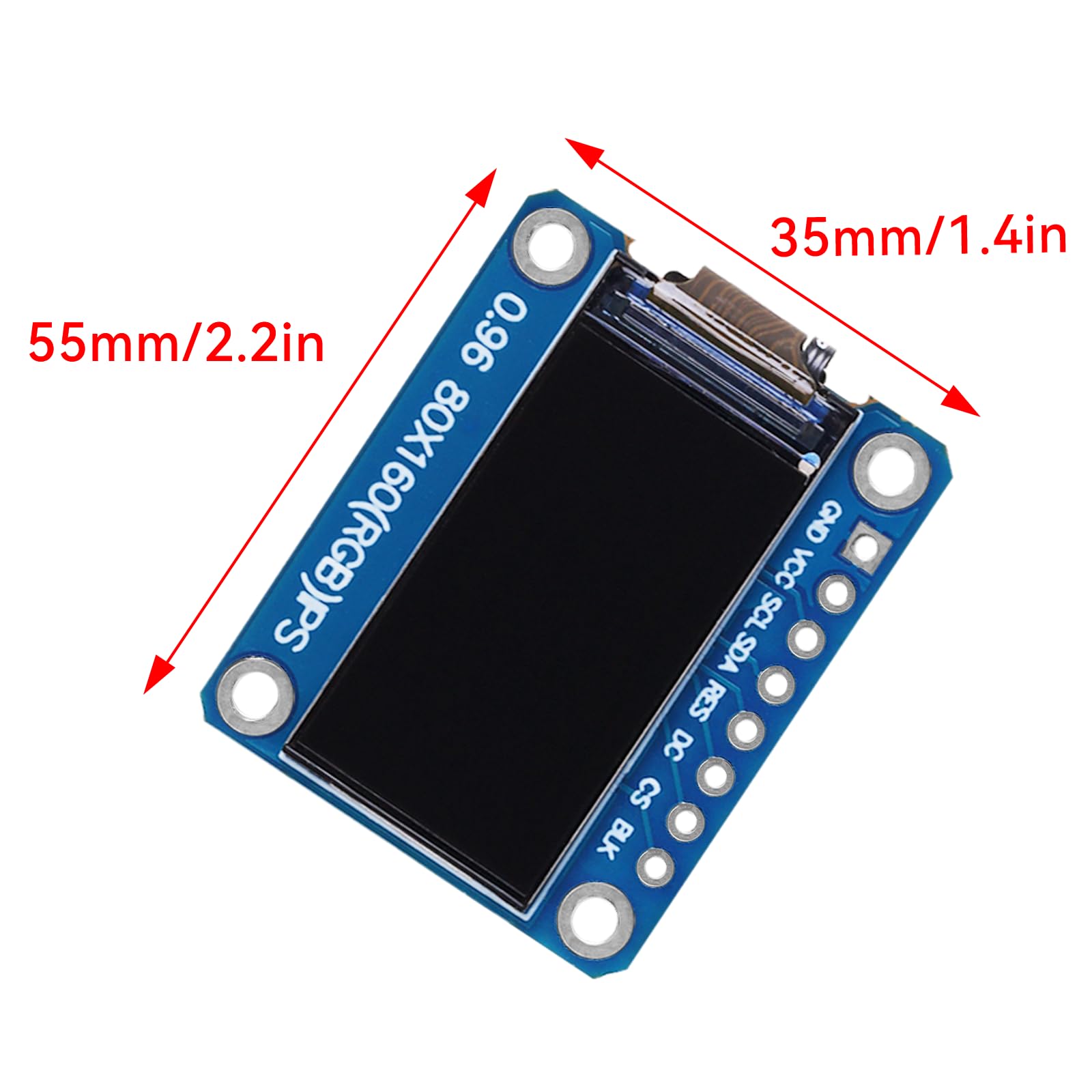 Display IPS Schermo LCD TFT da 0,96 pollici 80*160 ST7735