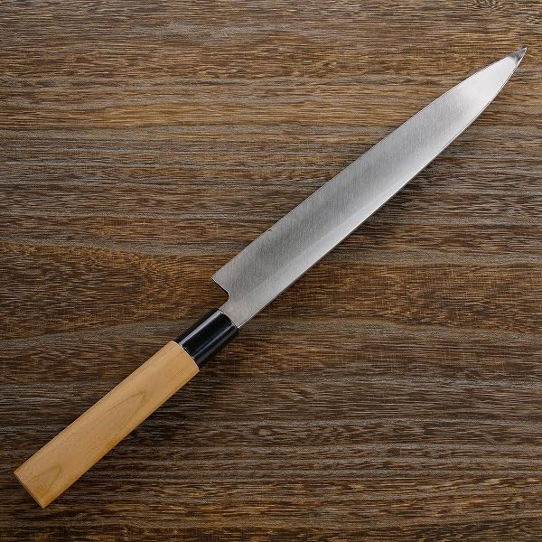 Sashimi Hocho (Yanagiba Kitchen Knife) 270mm (abt 10.6 Inch) for Right Hander, Blade Edge : Ginsan