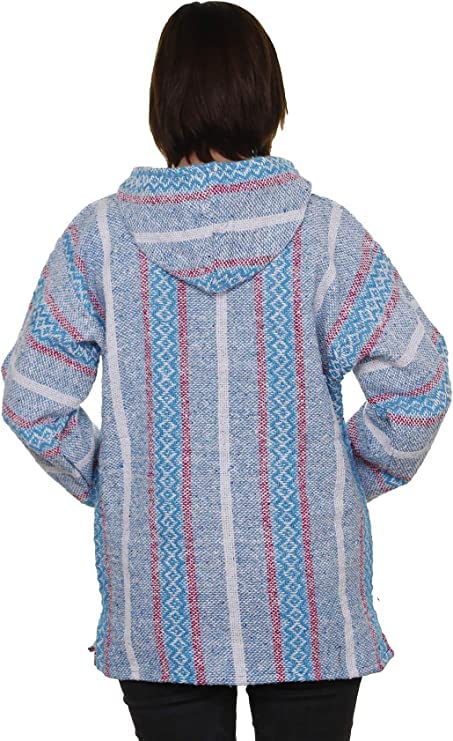 Woven Pullover Baja Joe Hoodie by Earth Rags2