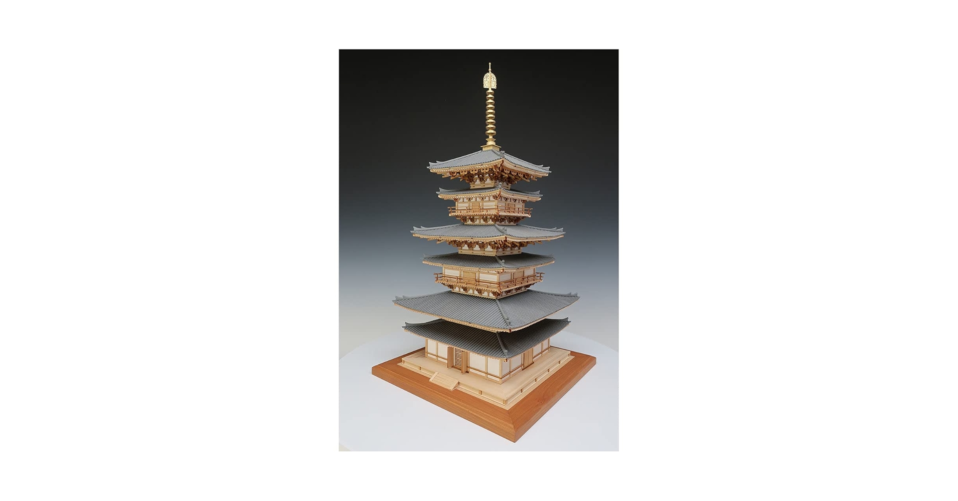 Amazon | ウッディジョー/木製建築模型 薬師寺・東塔（1/75）+