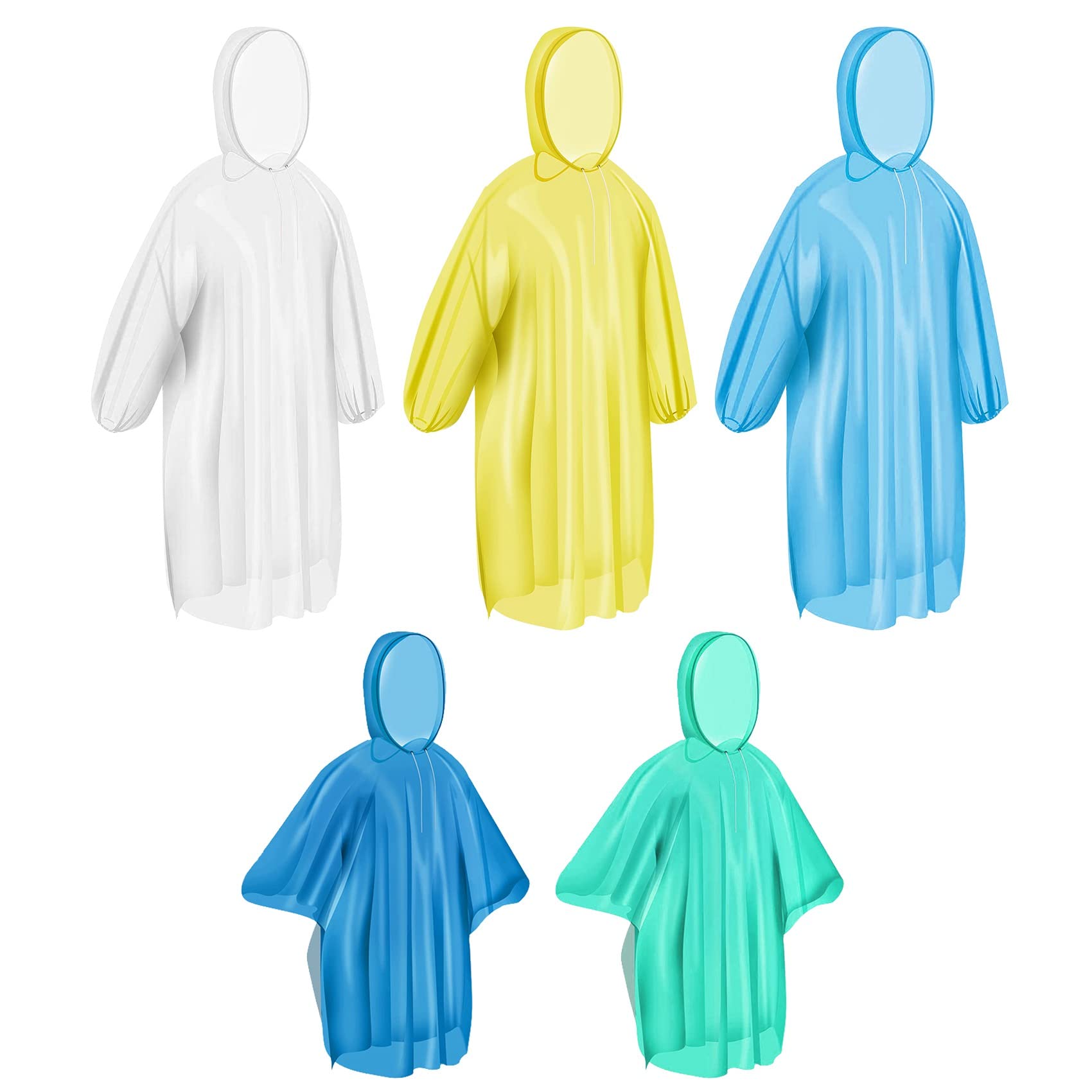 Poncho Antipioggia Legami Con Cappuccio Usa E Getta