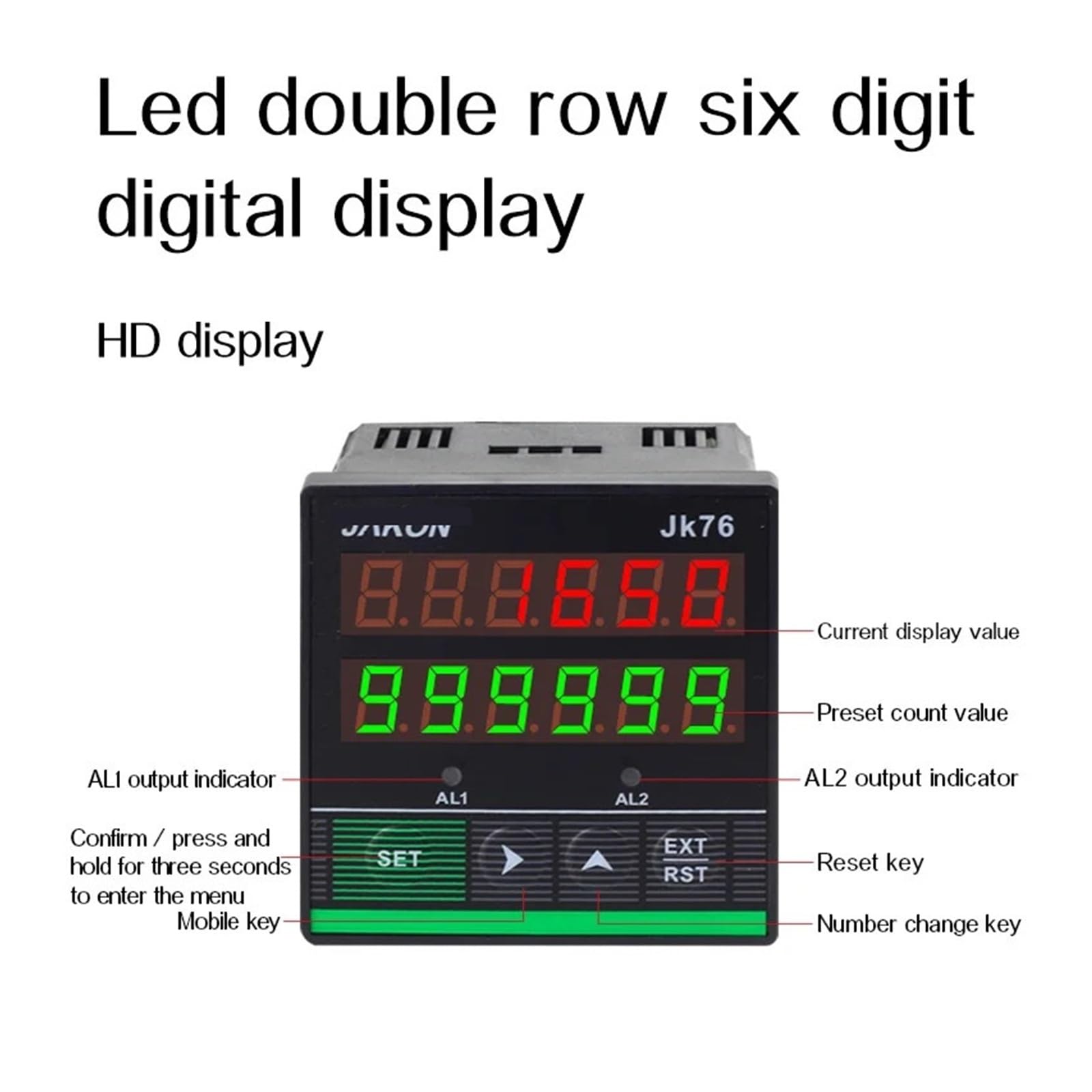 Digital Counter Length Roller Type Industrial Mechanical Counter Meter, Electronic Code Meter, Intelligent Assembly Line