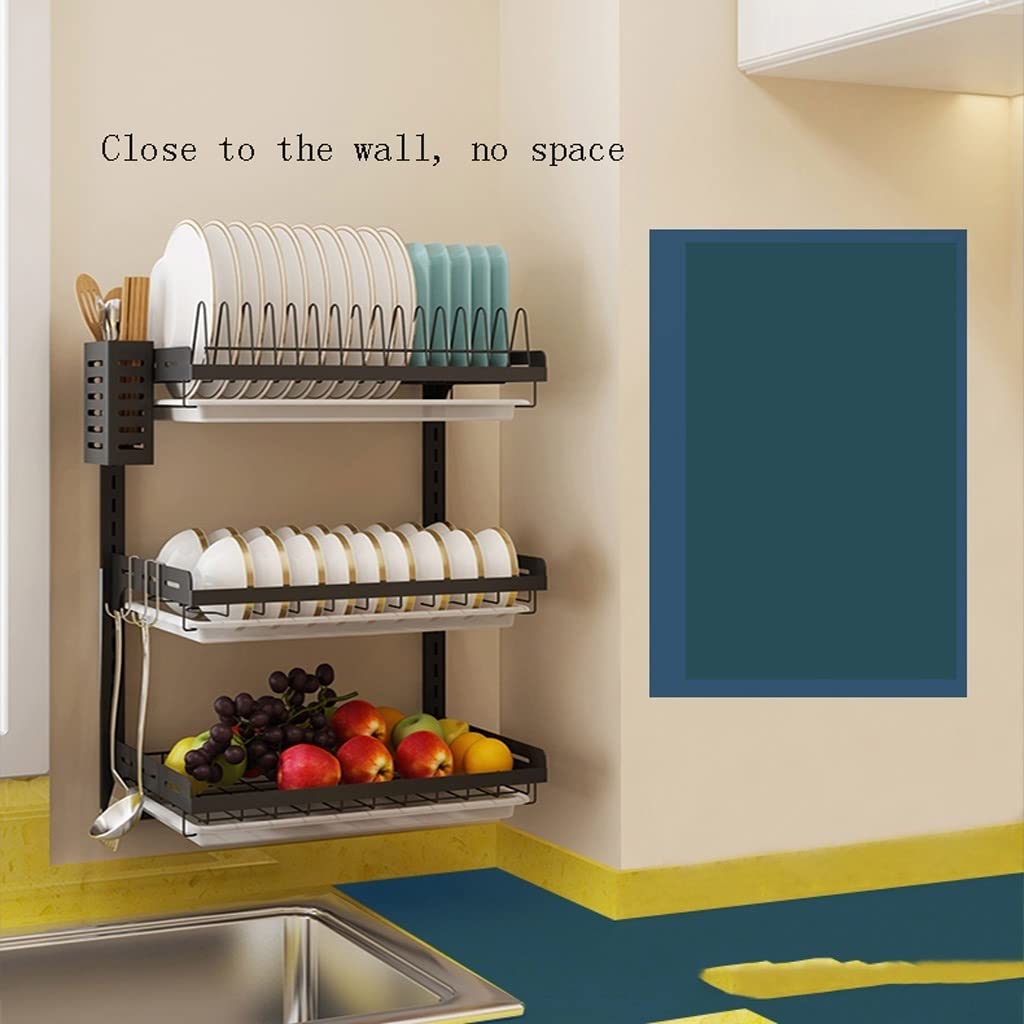 Amazon.com - ZXXHNNAIH Dish Drying Rack, 2 Tier Holder, Dish