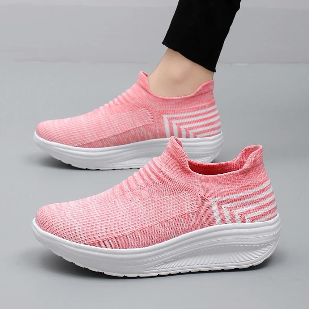 DYRBF buty dla kobiet wiosna jesień oddychające modne trampki na platformie damskie na co dzień damskie buty mokasyny do chodzenia