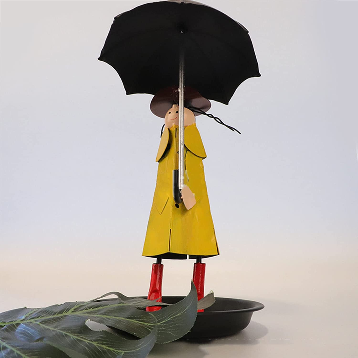 Mangiatoia per uccellini per bambine con ombrello, mangiatoie per uccelli selvatici da appendere all'aperto creative per decorazioni per terrazze per recinzioni del patio del cortile del giardino