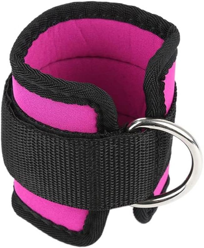 1 PC Foot Buckle Pull Rope D- Ankle Anchor Strap Belt Multi Gym Cable Attachment Thigh Leg Pulley