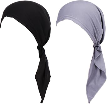 Summer Chemo Scarf Lightweight Silky Beanie Ruffle Cap Cancer Headwear for Womens