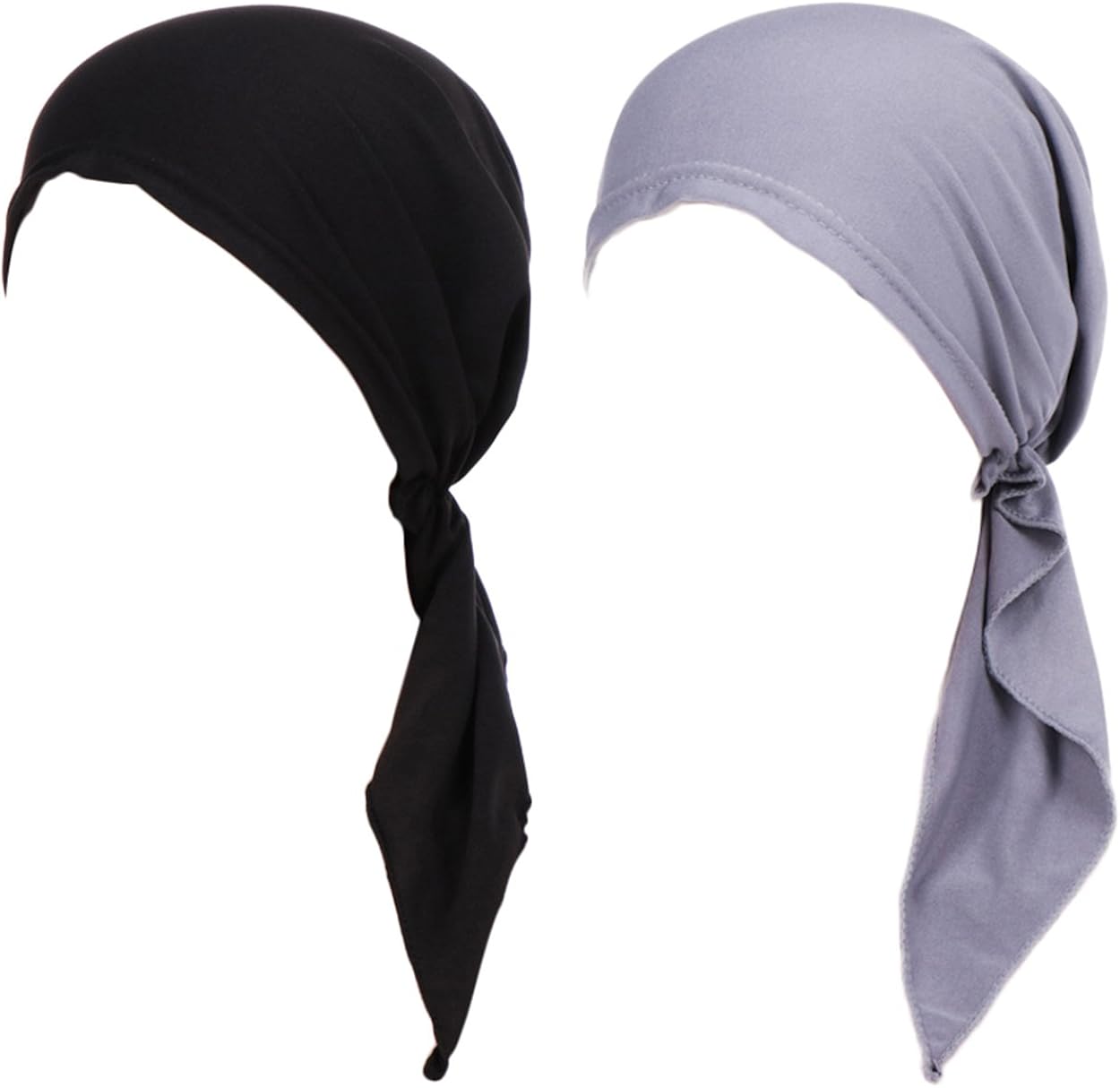 Summer Chemo Scarf Lightweight Silky Beanie Ruffle Cap Cancer Headwear for Womens
