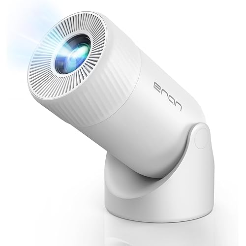 Upgraded HY300PRO MINI Portable Projector Projector Support 4K 1080P with Dual-Band WIFI6 5G Wireless 5.2 Bluetooth Android 13,270° Rotatable, Auto Keystone Correction,35"-130" Screen Video Projector