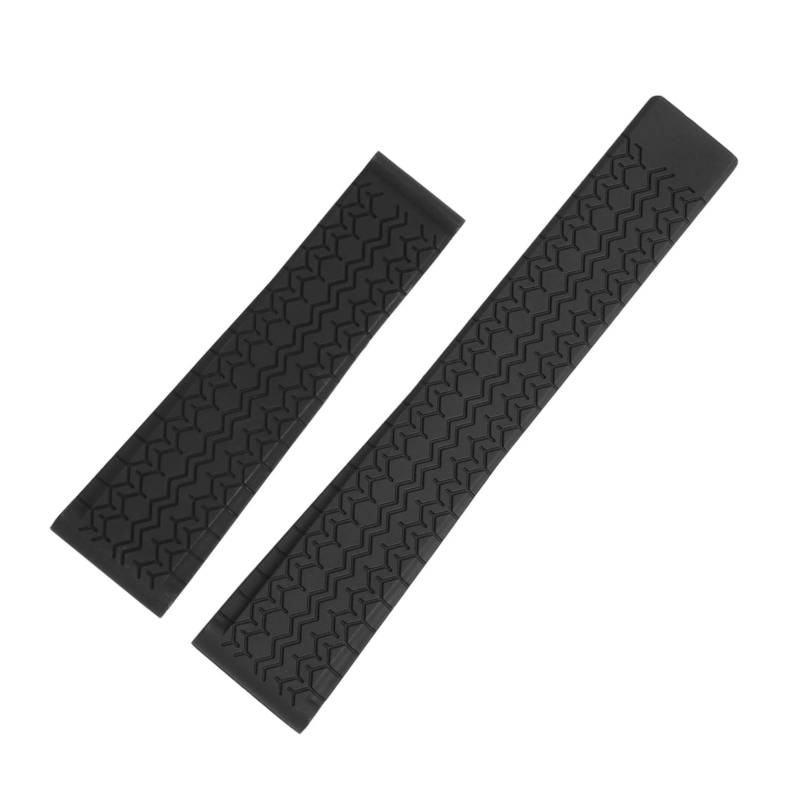 Correa de silicona de 22 mm impermeable para reloj CARRER F1 con hebilla de mariposa 6