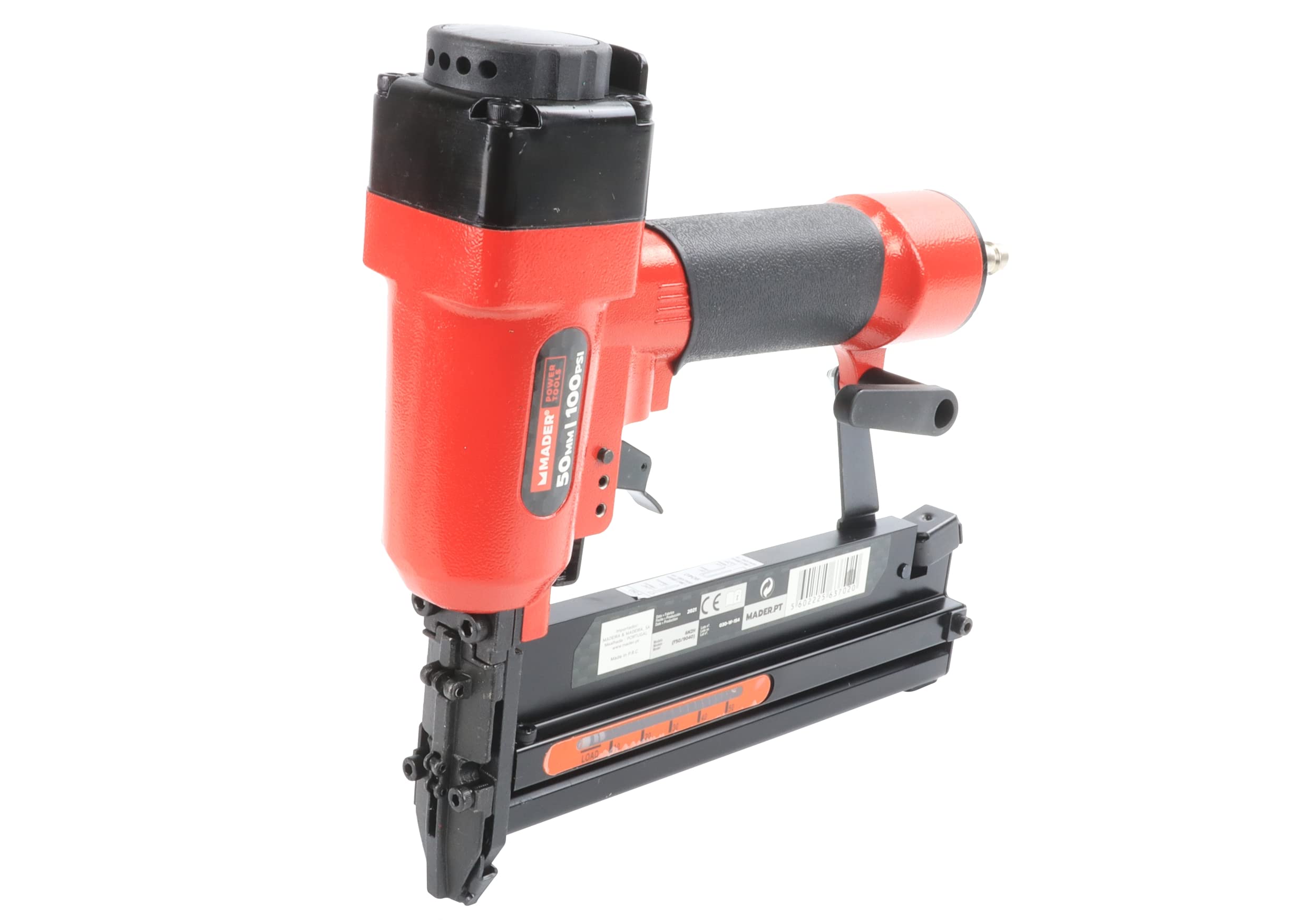 Mader Power Tools Clavadora/Grapadora Neumática, 50mm, 100PSI 63702