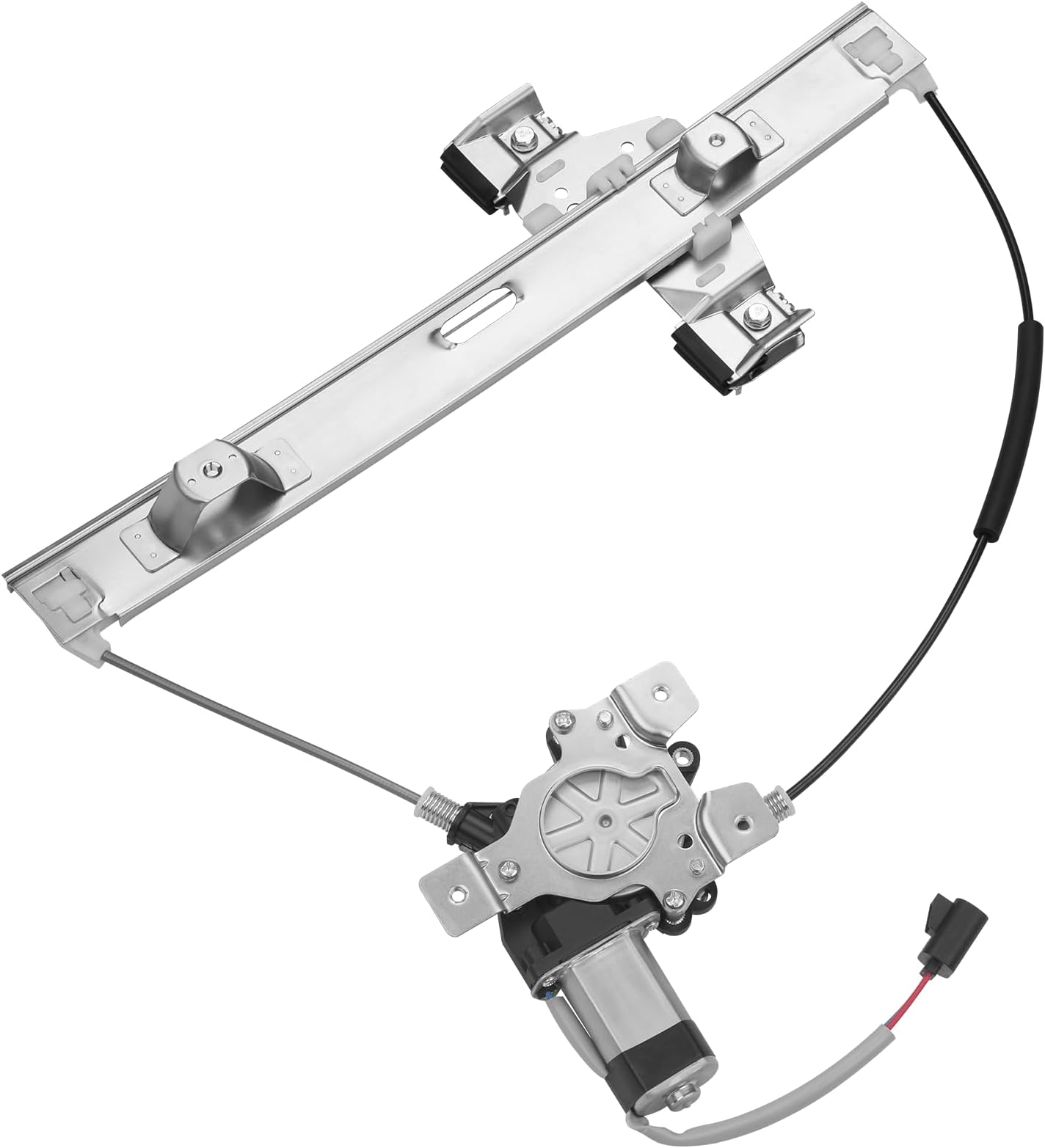 Obaee Rear Right Passenger Side Power Window Regulator with Motor Compatible with Hummer H2 2003 2004 2005 2006 2007 2008 2009, Replace OE 751-708