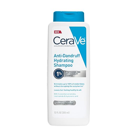 CeraVe Hydrating Anti-Dandruff Shampoo with Ceramides