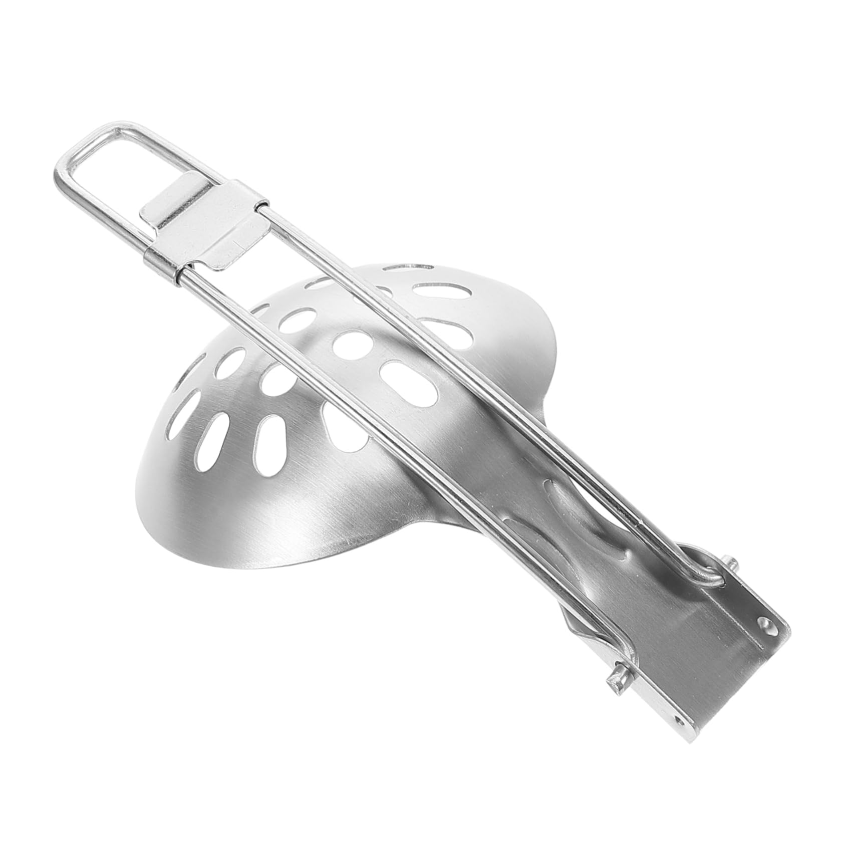 Milisten Stainless Steel Colander Spoon Compact Travel Cooking Utensil for Camping Hiking Outdoor Adventures Ergonomic Design for Easy Use Storage