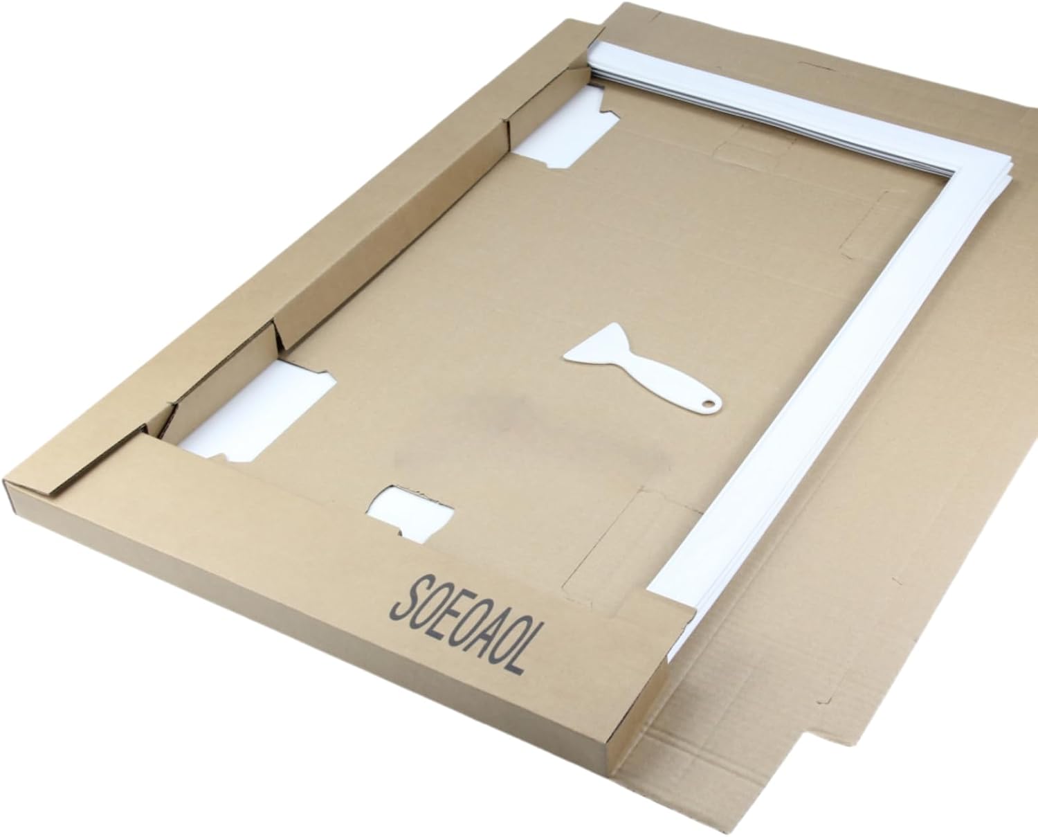 Upgraded 242193203 Refrigerator freezer Door Gasket, compatible with Frigidaire, Crosley, and Kenmore refrigerator door seal replacement, 【White】, with a 2-year warranty.with PS9492371 and AP5806624