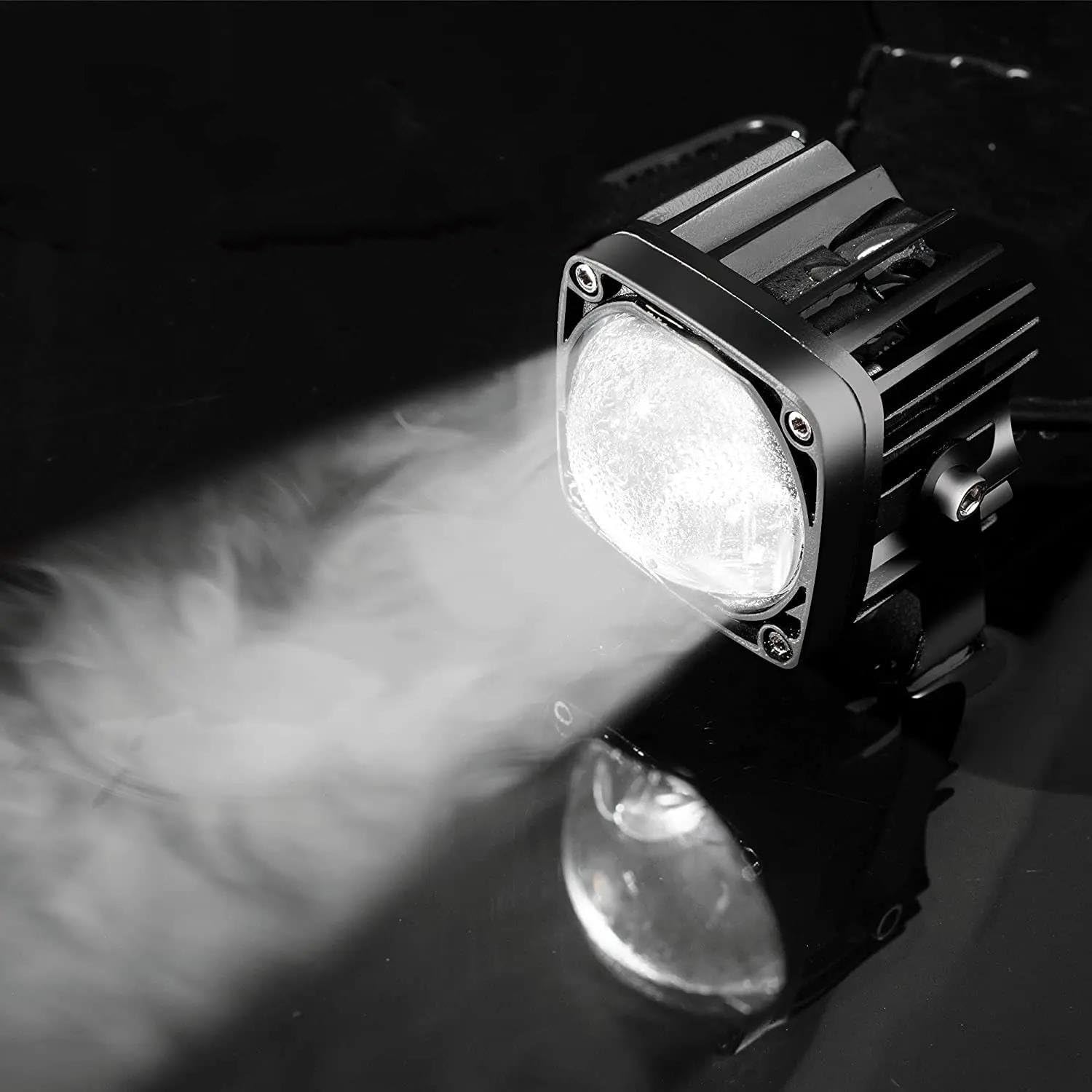 Fari Fendinebbia Fuoristrada Bianchi E Gialli per Auto Camion ATV 4x4 Fari da Lavoro 6000k/3000k Barra Luminosa 12V 24V