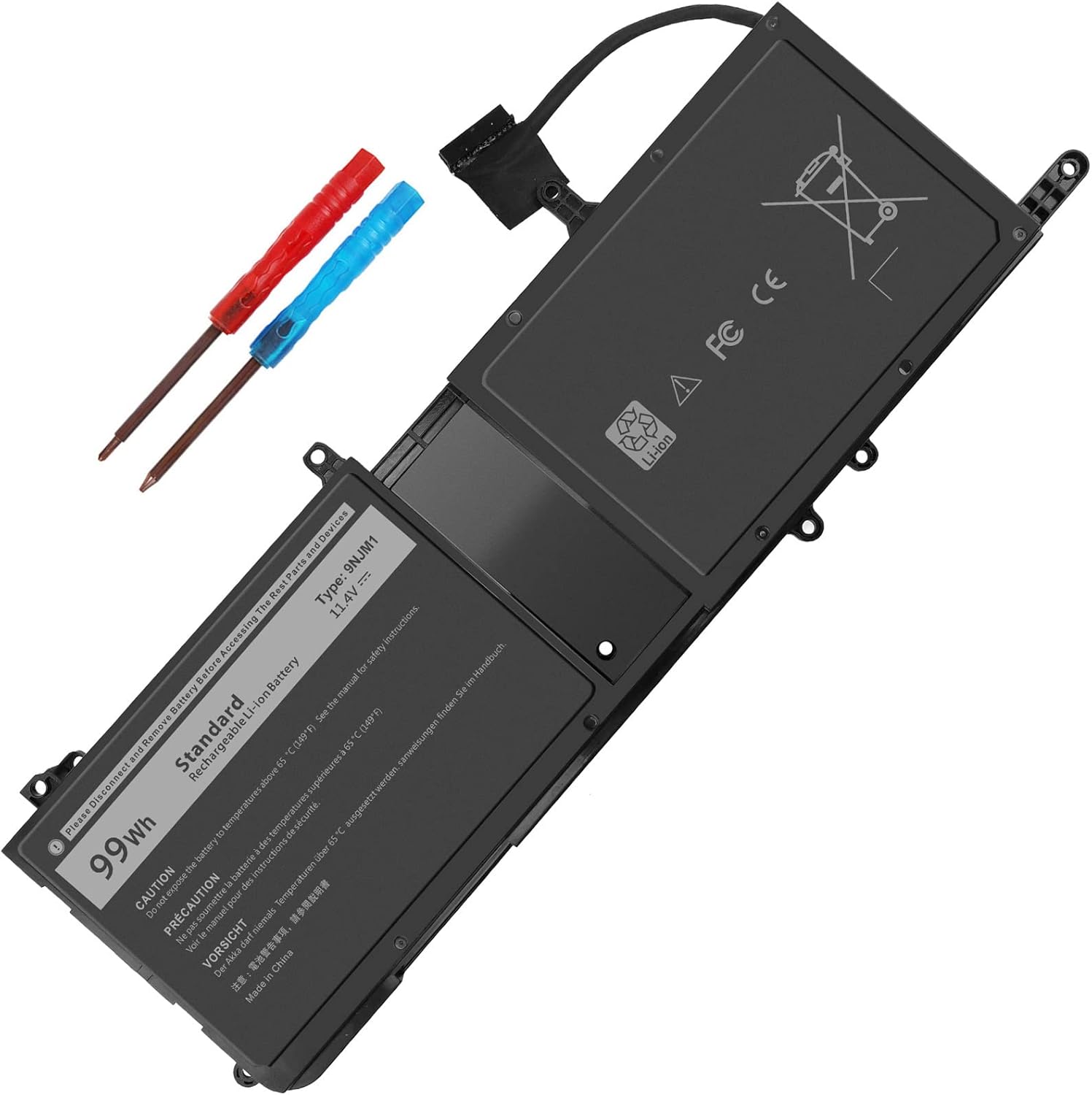 9NJM1 Battery for Dell Alienware 15/17 (R3/R4/R5) – 9NJMI 44T2R MG2YH