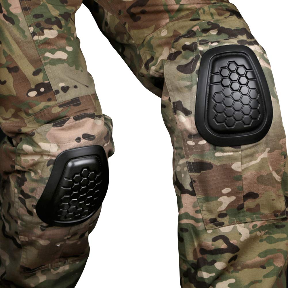 Taktische Knieschützer Ellbogenstützen-Set G2 G3 G4 Hosen Schutzpolster Knieschützer Ellbogenschützer Kampfuniform