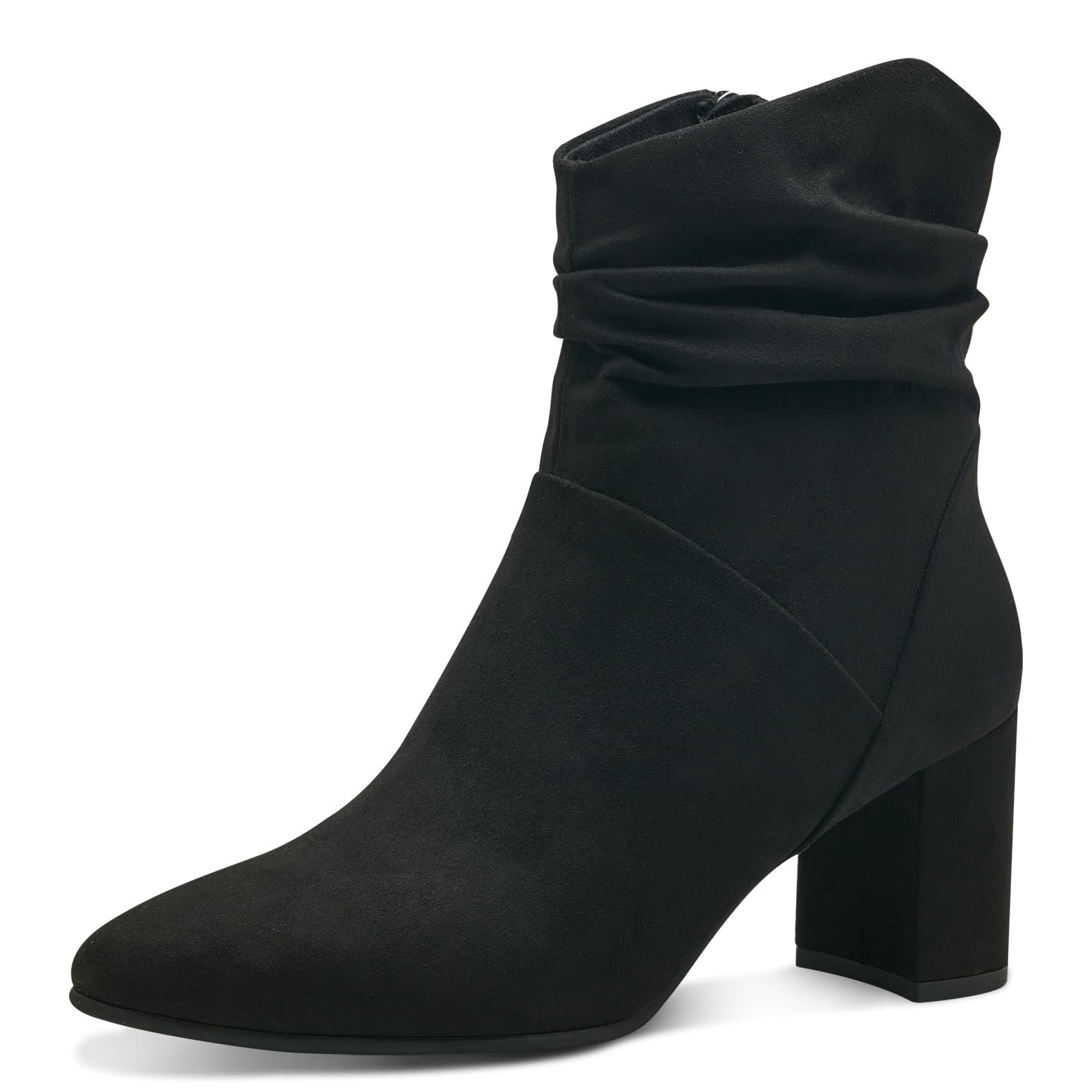 MARCO TOZZI Women's 2-25307-41 Boot Heel, Black, 5.5