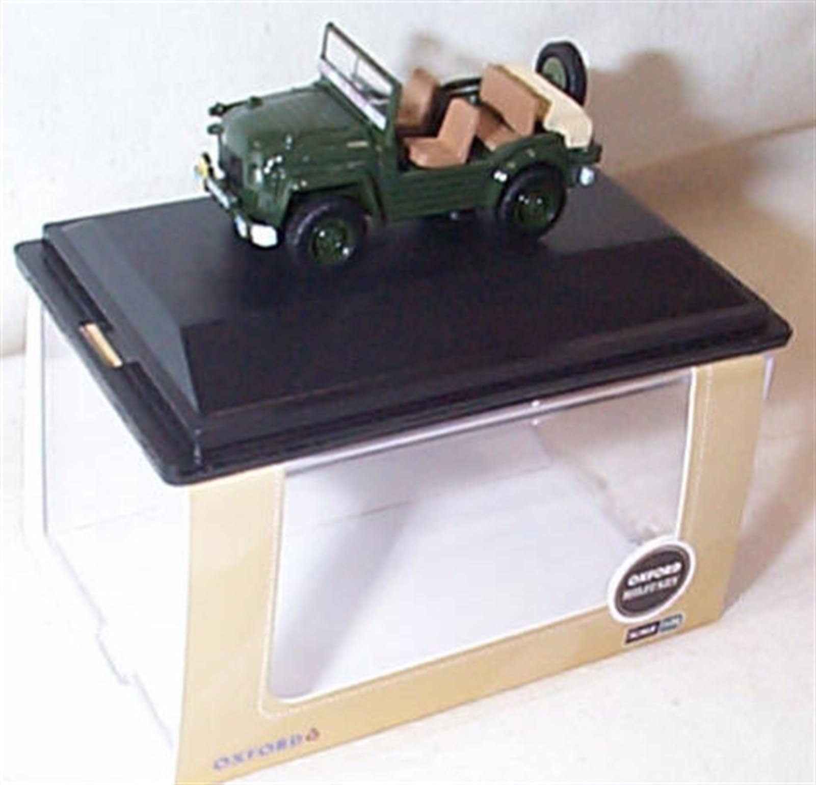 oxford Austin Champ RASC Fire Service car 1.76 railway scale diecast model