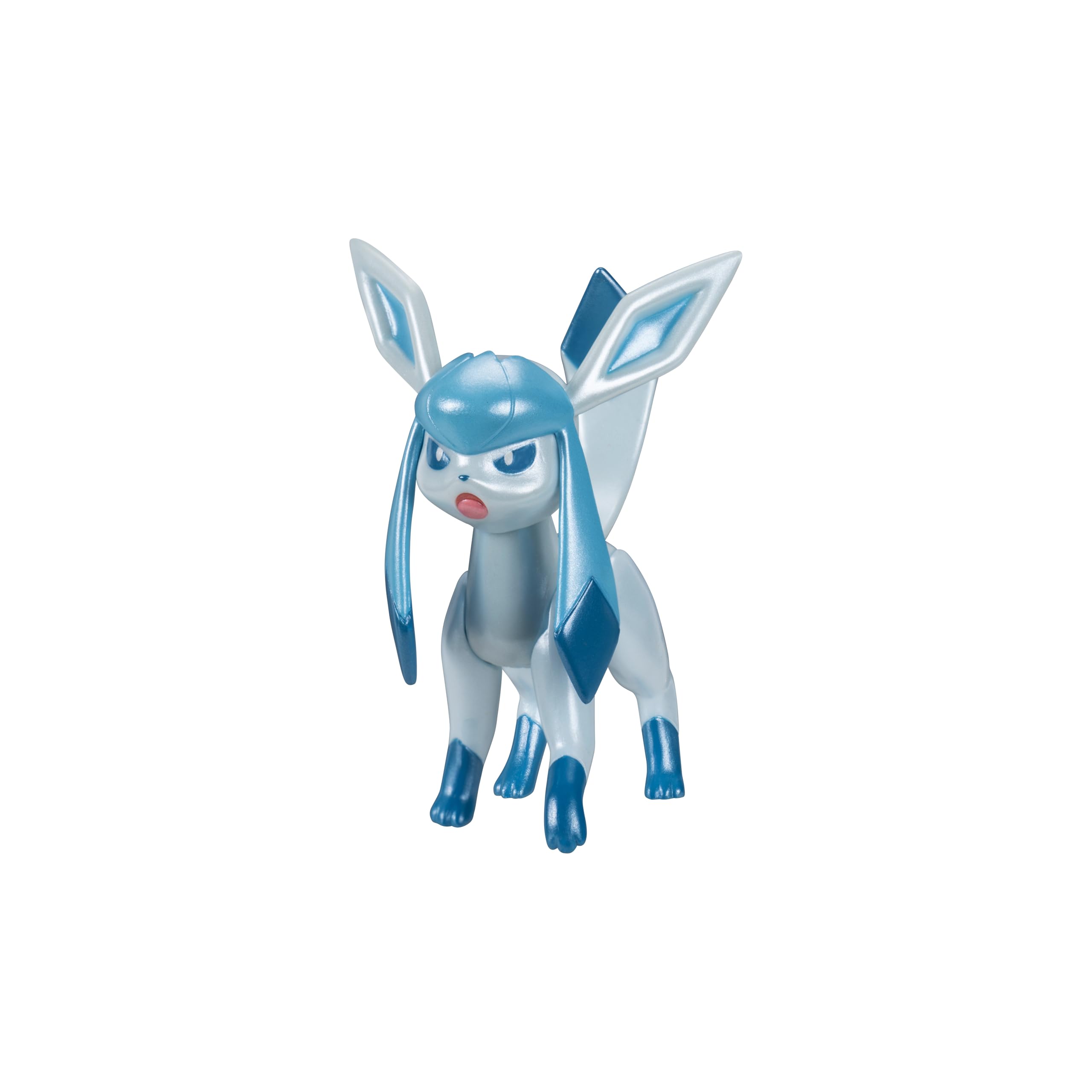 Pokémon Pack evolución Select - Incluye una Figura Eevee de 5 cm, además de Las Figuras de Batalla Leafeon, Glaceon y Sylveon de 7,5 cm, con Acabado Exclusivo