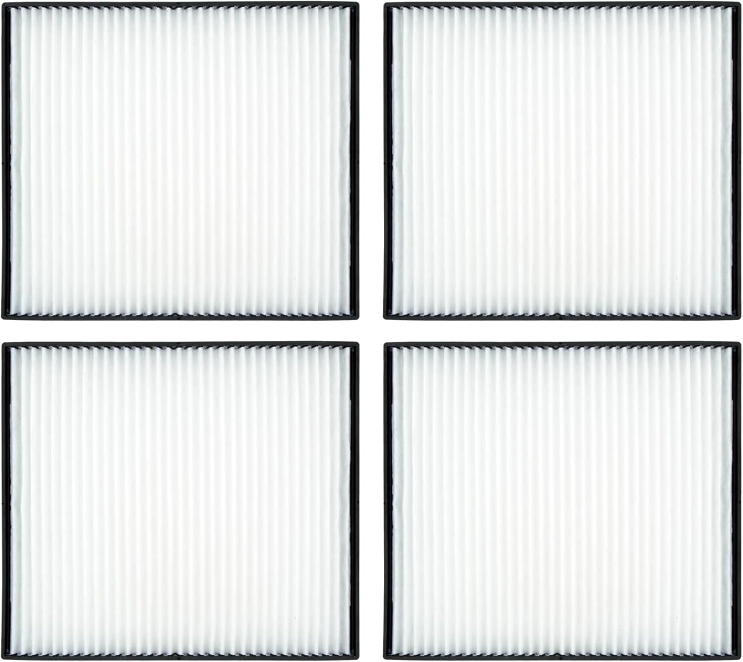 4pcs Cabin Air Filter Compatible with Kenworth 660 T680 T800 T880 Peterbilt 387 567 579 Replace PA30269 F37-1018 S28571 S-9034