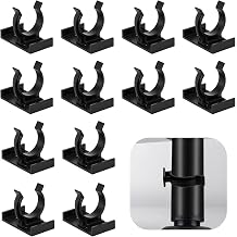 12 Pcs Cabinet Toe Kick Clips, Plinth Fasteners for 26-28 mm Furniture Legs