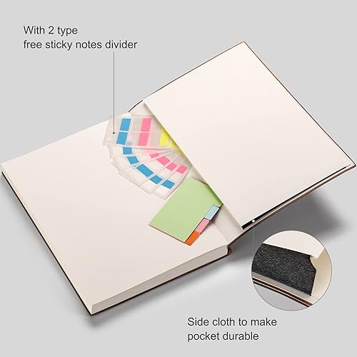 Miniatura 5 de AHGXG Cuaderno de 8.5 x 11 pies con rayas universitarias, cuaderno grande A4 rayado, diario de 320 páginas, papel grueso de 2.95 ozyd, tapa blanda