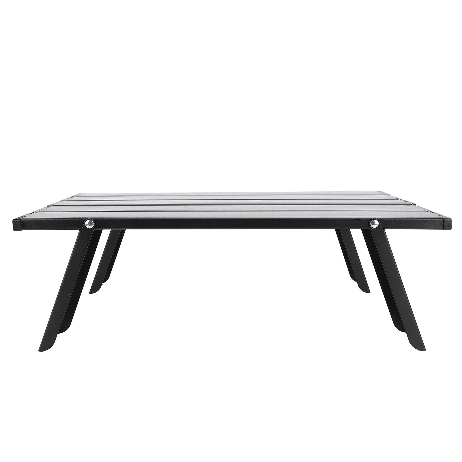 Table de camping pliante en aluminium table basse compacte noire de pique-nique
