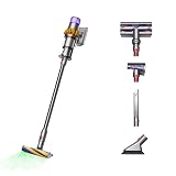 Dyson V15 Detect Plus Cordless Vacuum, Illumination Reveals dust, 240AW, 3 Power Modes, Up to 60 Minutes,² Deep Cleans Hard Floors and Carpets, Detangles pet Hair, Converts to Handheld V15 Plus