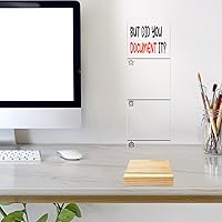 Vista 3 de Tablero de notas para monitor de computadora, tablero de notas para monitor de computadora, pero ¿documentaste que lo documentaste? Acrílico
