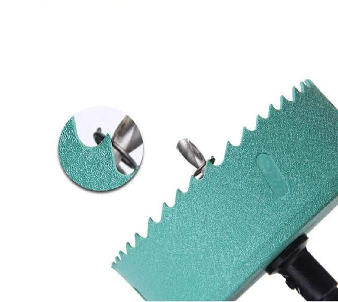 1 szt. 20-200 mm M42 HSS otwornica Aurora Green Metal Tip Wiertło do wiercenia w drewnie aluminiowym, żelaznym (Aurora Green, 155 mm)