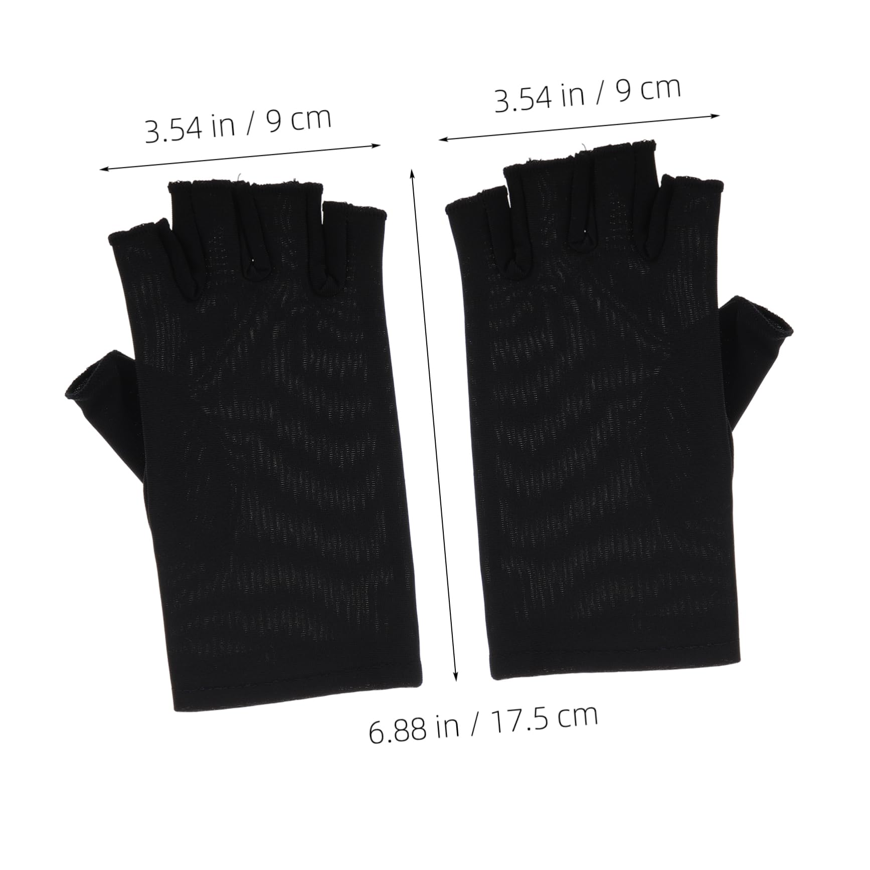BESPORTBLE Uv Blocking Gloves for Women Half Finger Sun Protection Glove Set for Driving Nail Care Outdoor Activities