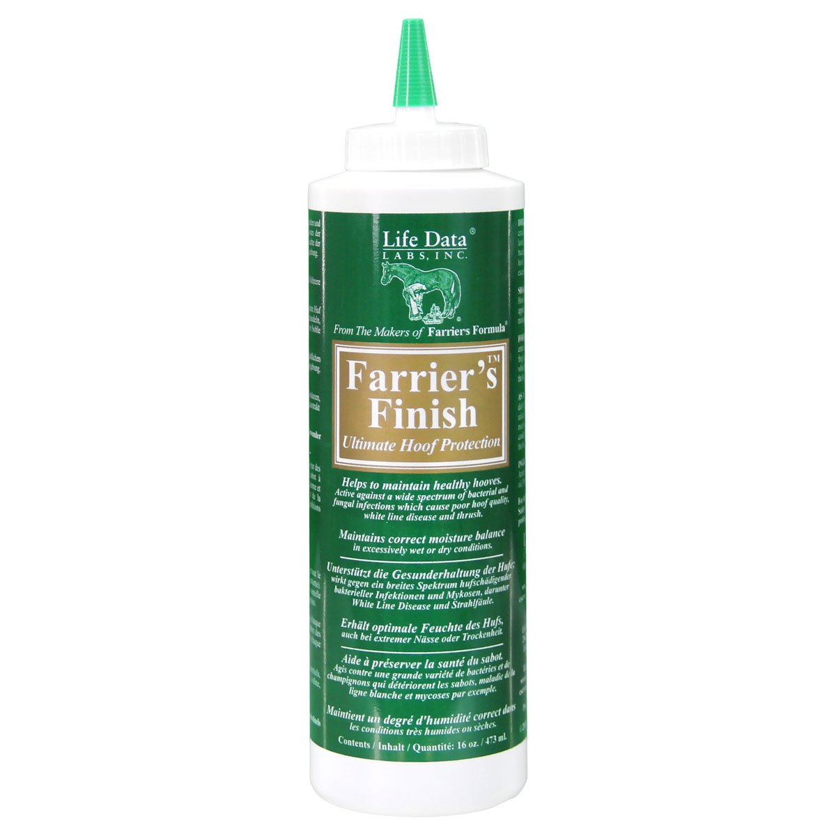 LIFE DATA LABS Unisex's ELE0070 Farriers Finish, Clear, Regular