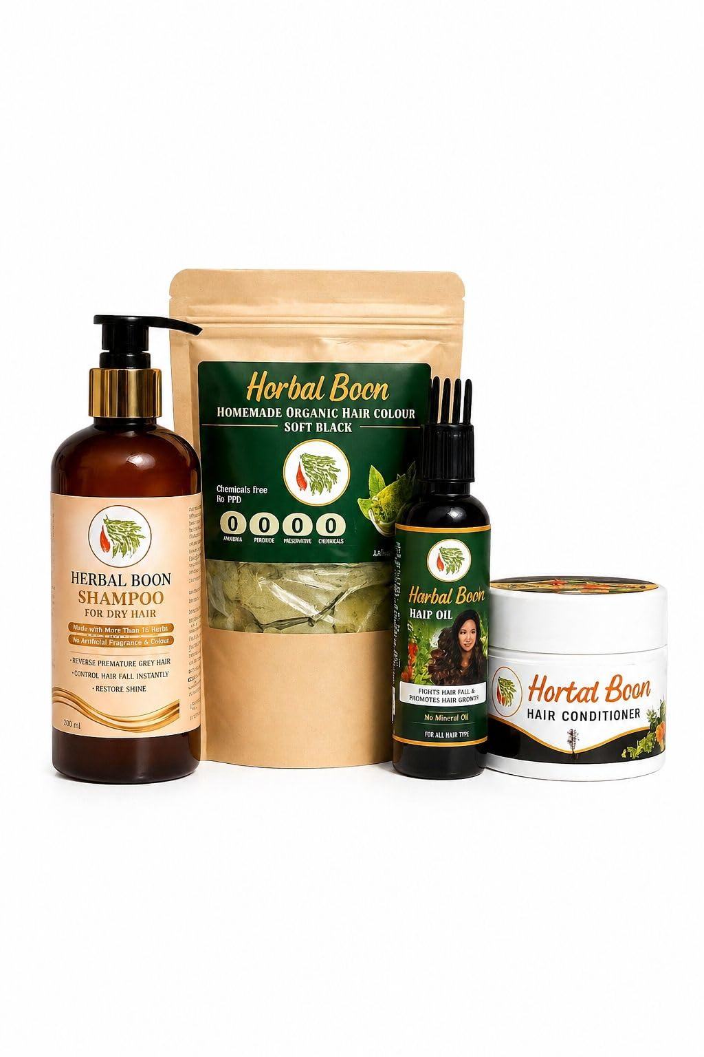 Complete Herbal Hair Care and Hair Colour Combo-image-49