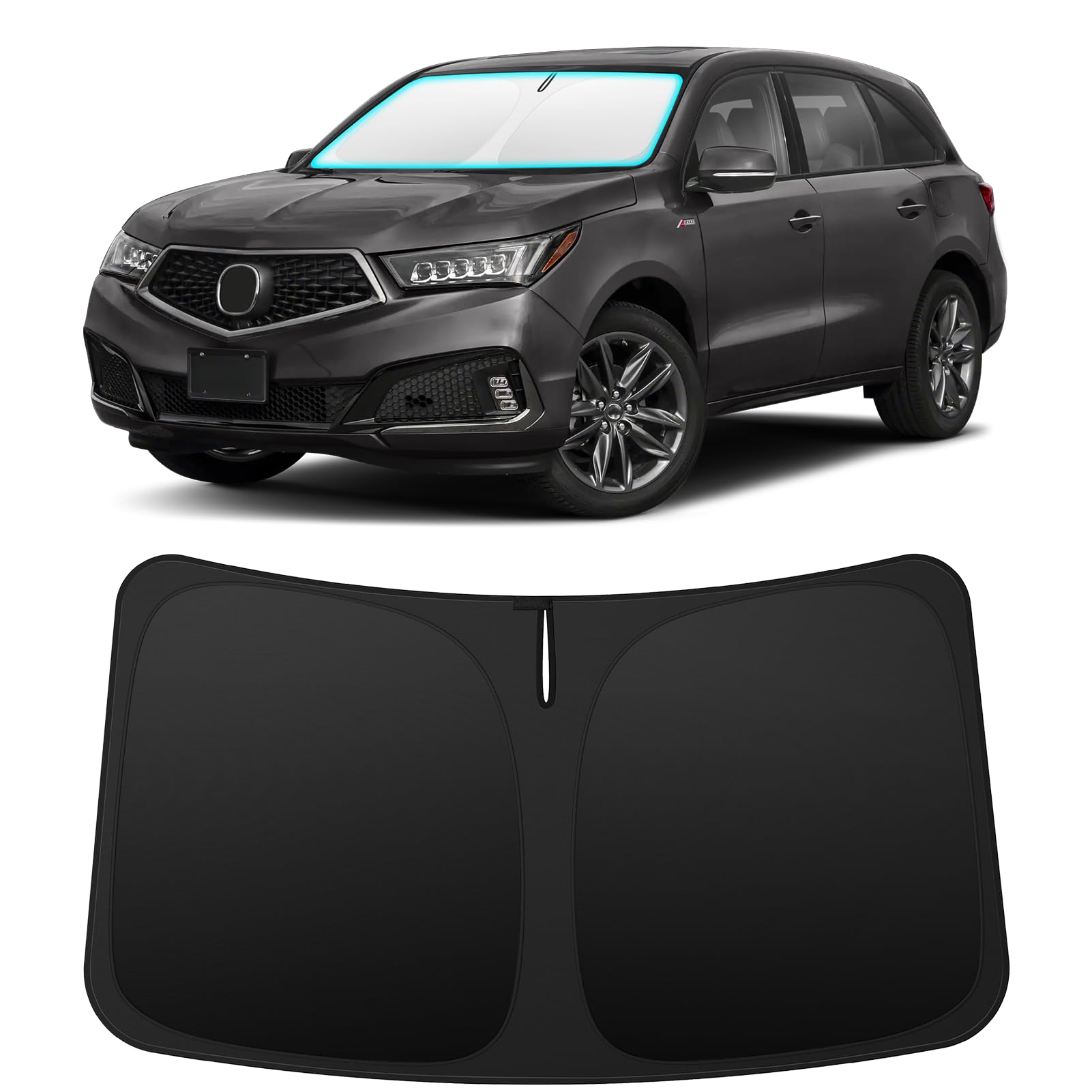 INSAUTO Custom Fit Windshield Sun Shade for Acura MDX 2014-2020