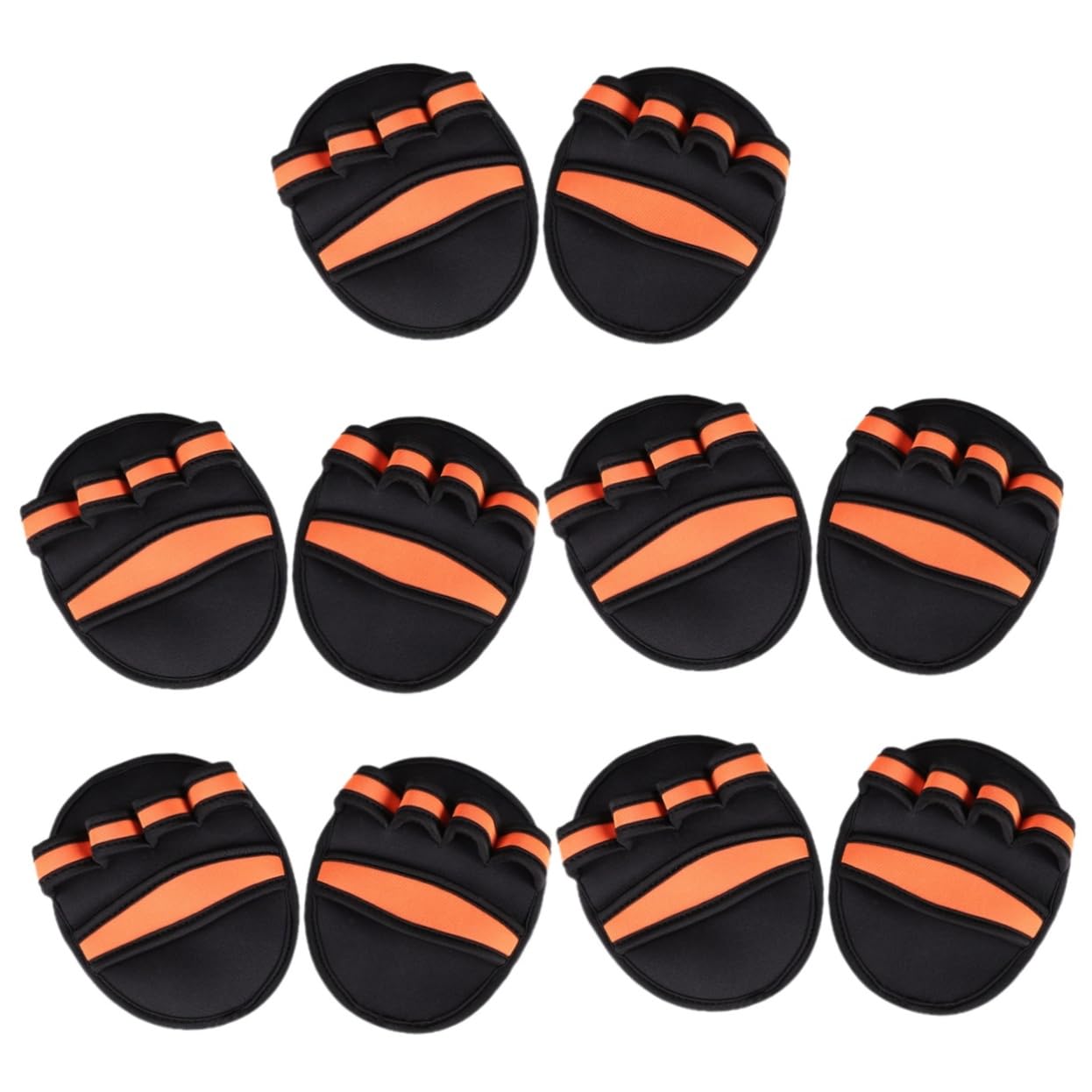 BESPORTBLE 5pares Guantes De Gimnasio Antideslizantes para Levantamiento De Pesas Diseño Abierto Protección y Comodidad para Entrenamiento Intenso Guantes Fitness para Hombres y Mujeres