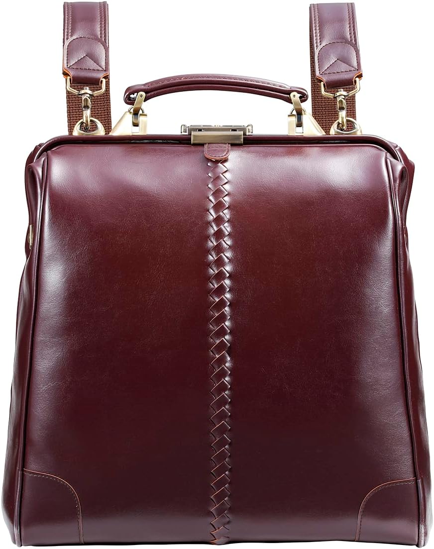 大容量12L ダブルジッパー シュリンクレザー ビジネス ブリーフケース