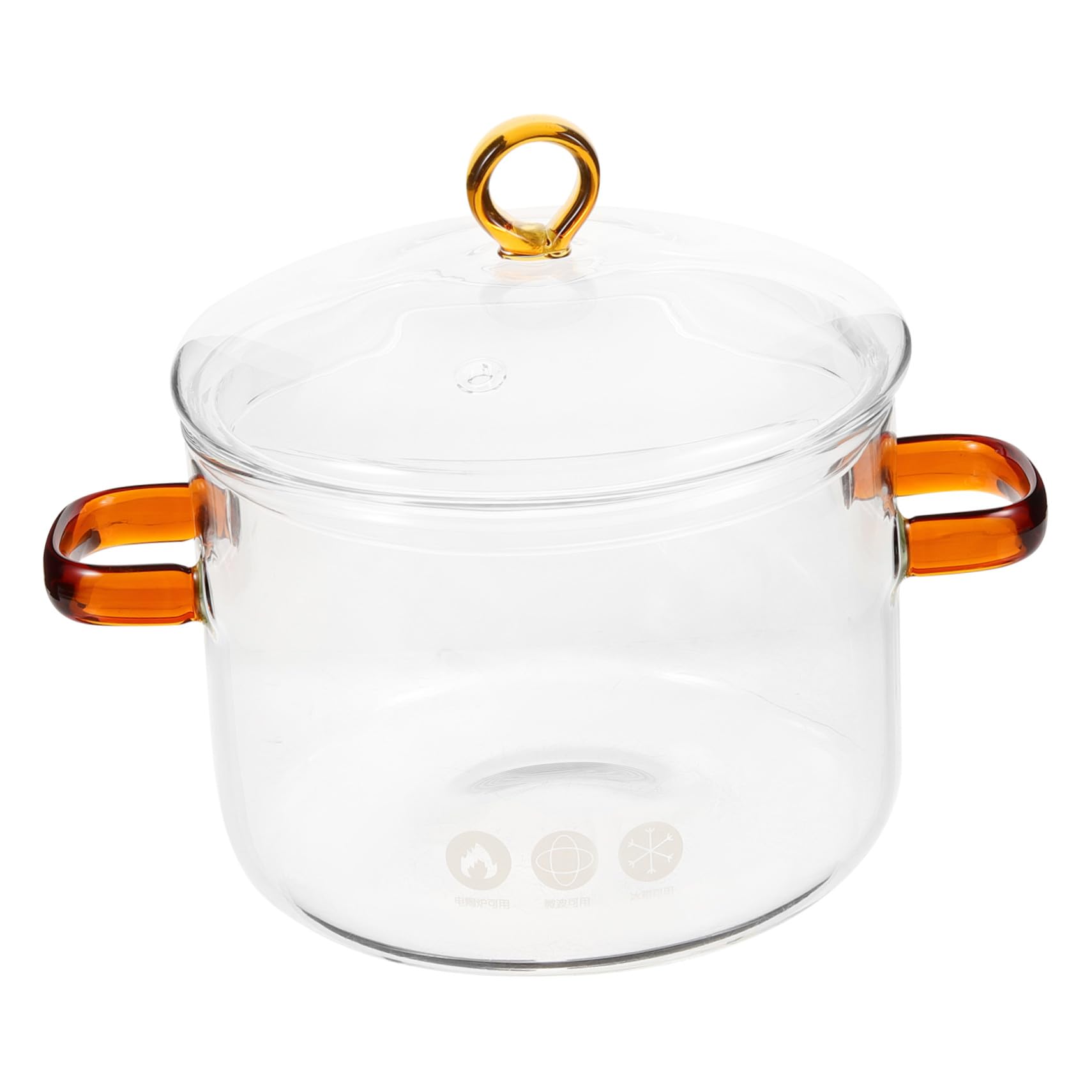 Casserole en verre LIFKOME 1,9 L pour le camping et la cuisine à la maison