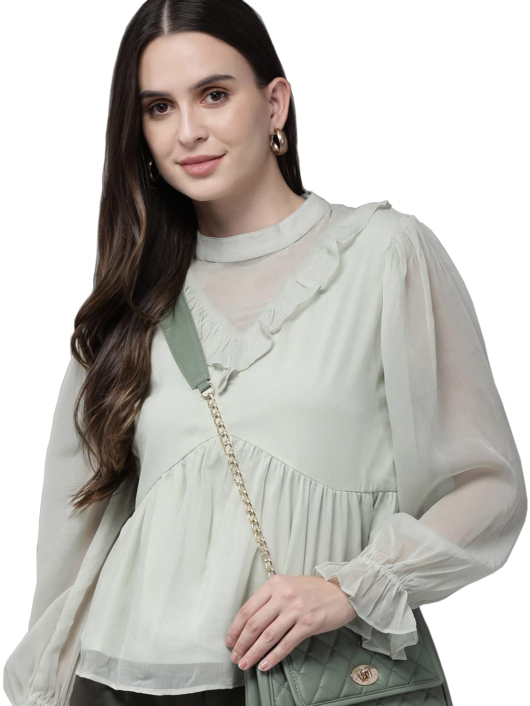 rare Women's Solid Regular Fit Blouse-picture-33
