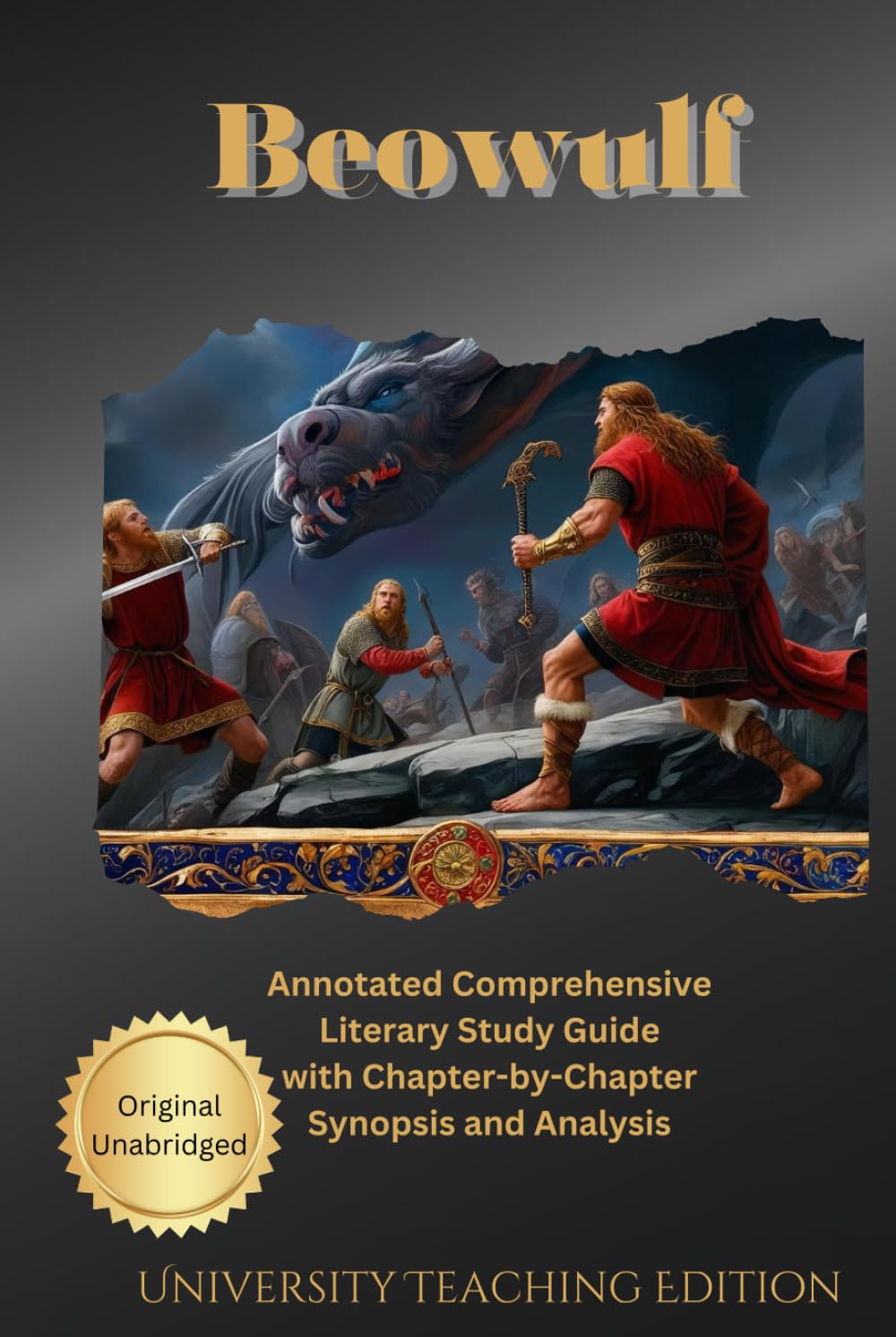Beowulf: Annotated Comprehensive Literary Study Guide with Chapter by Chapter Synopsis