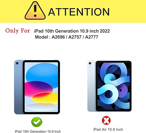 Miniatura 2 de BLOSOMEET Protector de pantalla de vidrio templado para iPad de 10.9 pulgadas, 10.9 pulgadas, 1 paquete