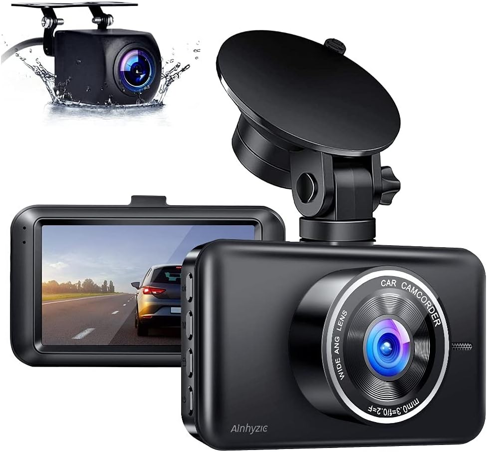 ADC122 1080P dual dash cam front and rear
