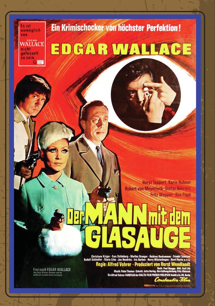 The Man With the Glass Eye película suspense DVD importado de EE. UU.