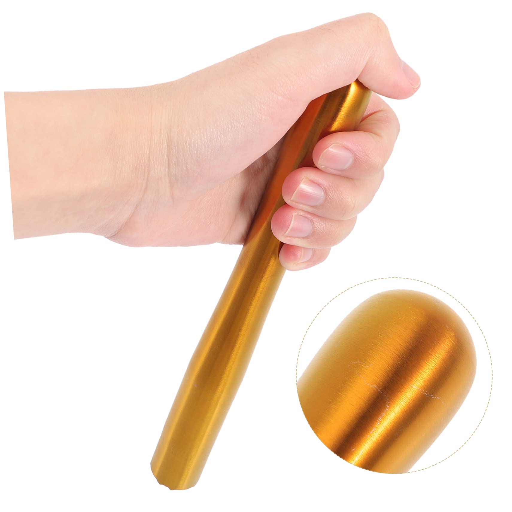 OKUMEYR Kitchen Grinding Tools Bar Accessories for Bartender Cocktail Muddler Cocktail Crusher Home Bar Accessories Muddler Bar Ice Blenders Lemon Rolling Pin Stainless Steel re-usable