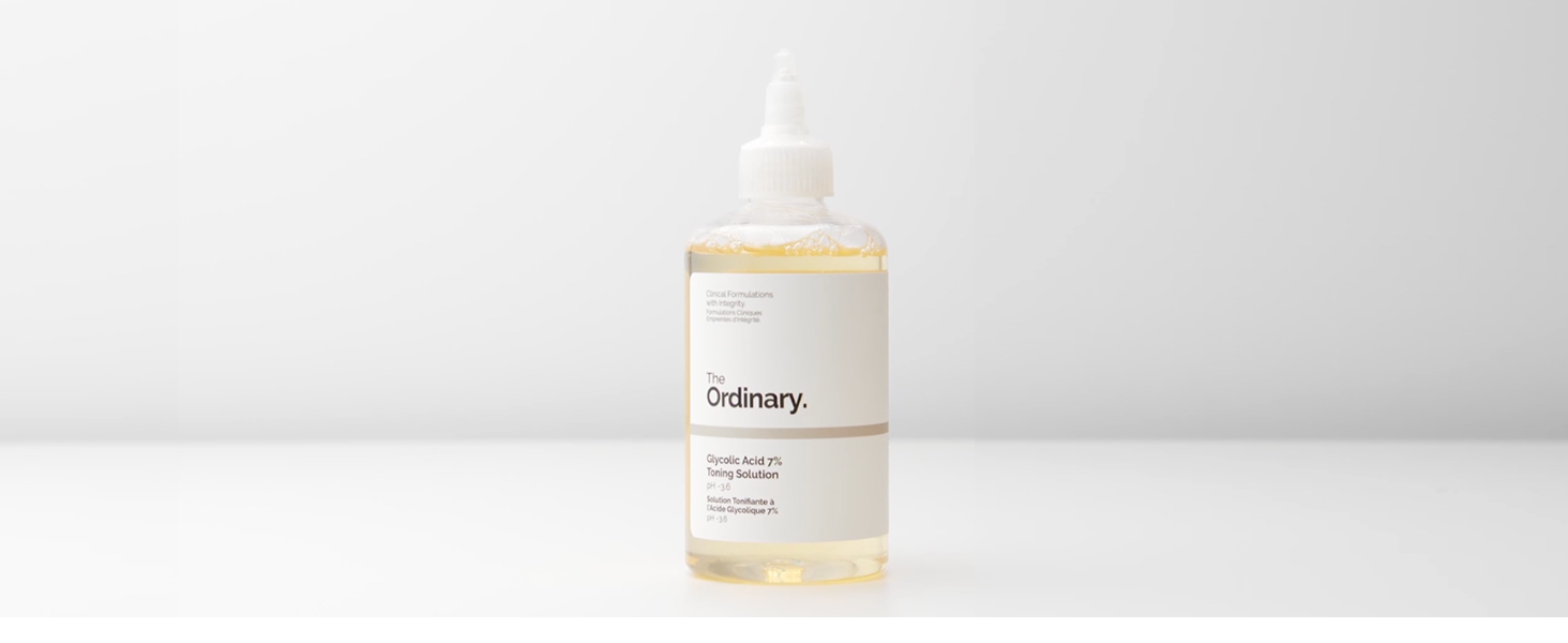 The Ordinary Glycolic Acid 7% Exfoliating Toner, Brightening and Smoothing Daily Toner for More Even-Looking Skin Tone